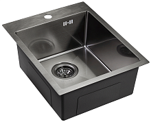 Металлическая мойка EMAR EMB-128A PVD Nano Dark