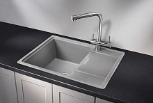 6503, АЛЮМИНИУМ, кухонная мойка, кварц