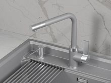 5504, АЛЮМИНИУМ, СМЕСИТЕЛЬ КУХОННЫЙ