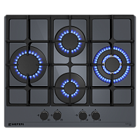 Варочная панель газовая MEFERI MGH604GR GLASS ULTRA