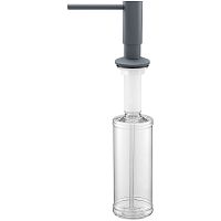 Дозатор для жидкого мыла Paulmark DECUS, D004-GRM, серый металлик, Paulmark