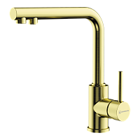 Смеситель Omoikiri Nakagawa 2 Plus-LG латунь/светлое золото