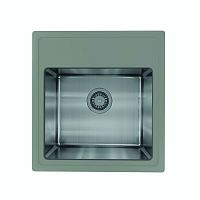 Мойка Florentina "Комби" 480, серый шелк FS