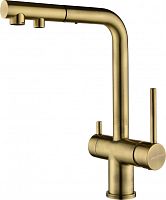 Смеситель для кухни Paulmark SERPENTINE, бронза, Se213222-BR, Paulmark