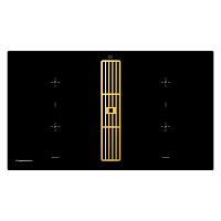 Индукционная варочная панель с вытяжкой Kuppersbusch KMI 9850.0 SR Gold