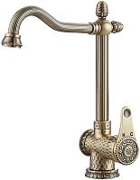 Смеситель ZorG Antic A 423 K-BR для кухонной мойки