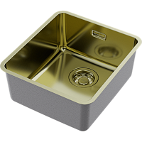 Мойка Omoikiri Omi 37-U/I Ultra-LG нерж. сталь/светлое золото