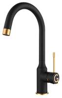 Смеситель Rivelato 1923502 nero oro