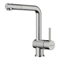 Смеситель Omoikiri Tanigawa-SB-BN латунь/нержавеющая сталь